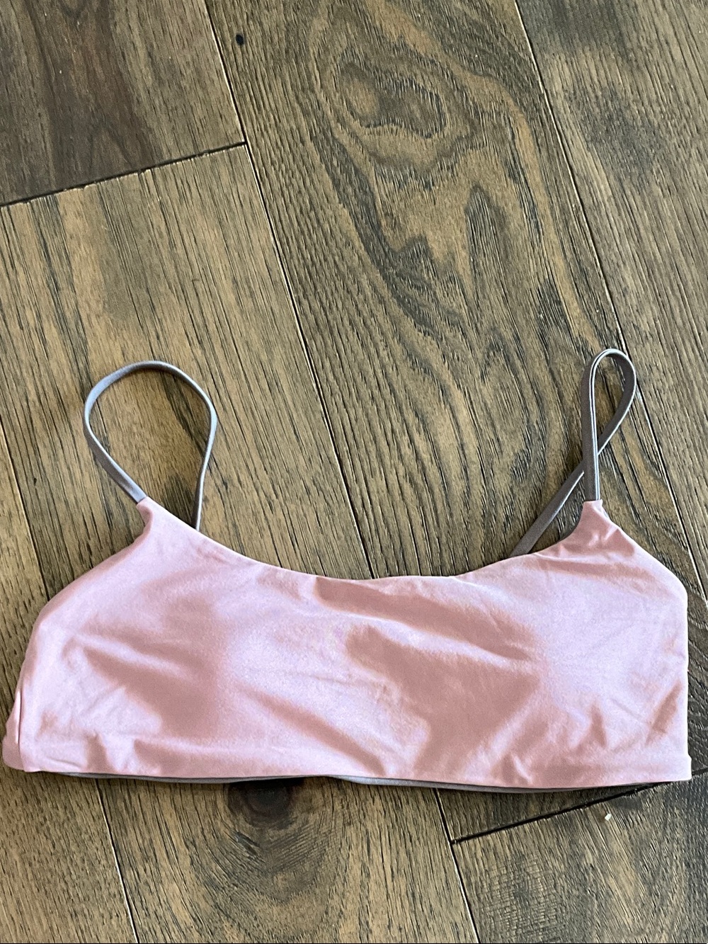 lululemon athletica Light Pink Bikini Bralette with Thin Straps